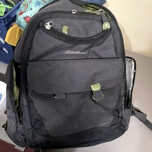 Four year old Eddie Bauer diaper backpack, excellent condition.